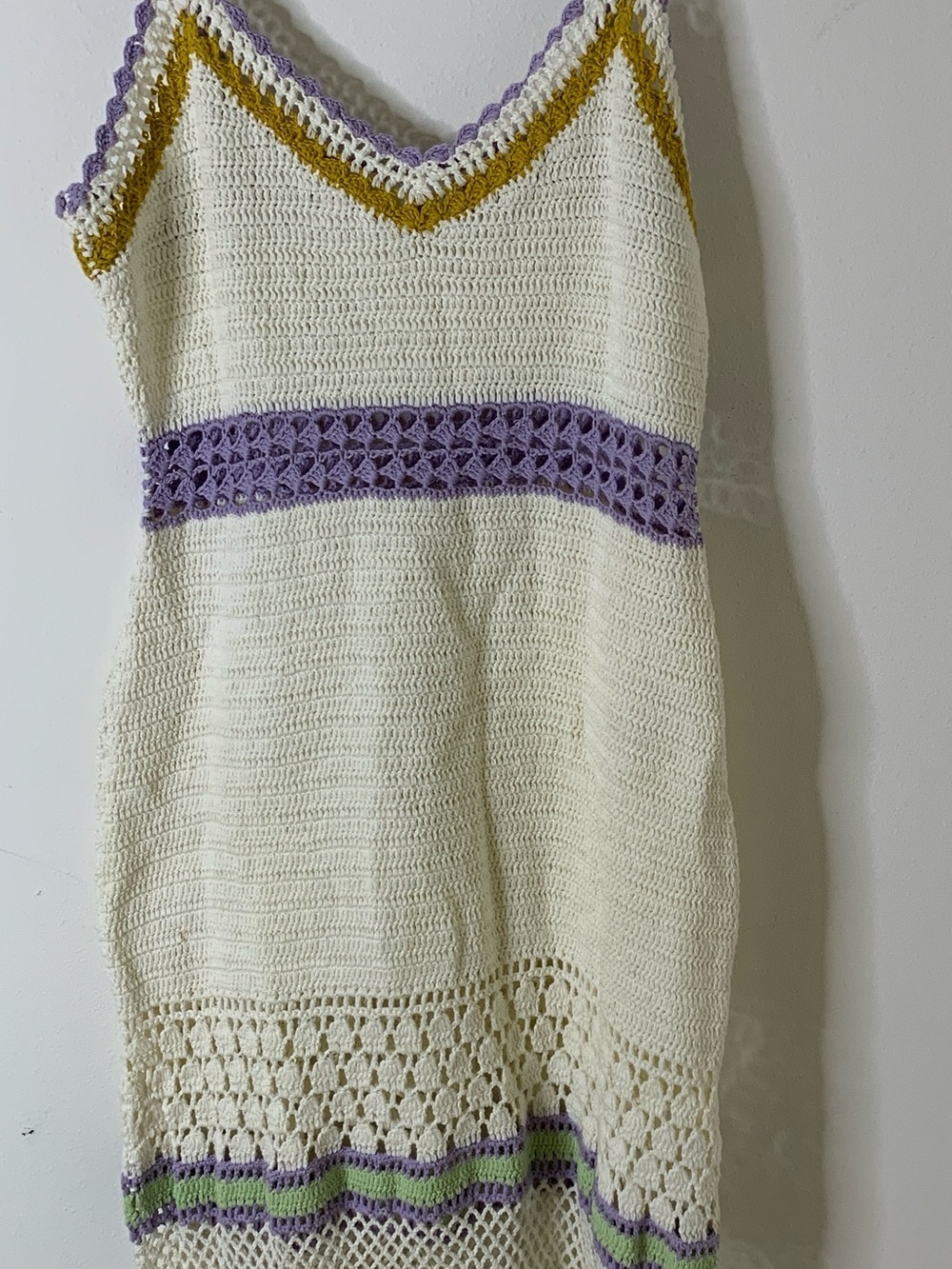 Roller Rabbit dress crochet NWT sz medium tan chino”Jessamine” sleeveless